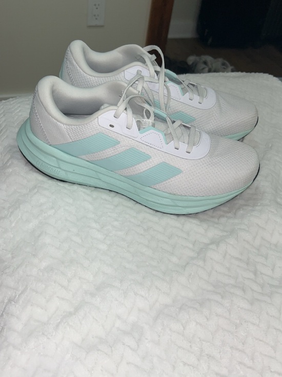 adidas Shoes - adidas Women's White and Mint Green Running Sneakers
